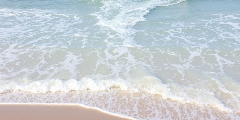 Starke Strömung am Strand