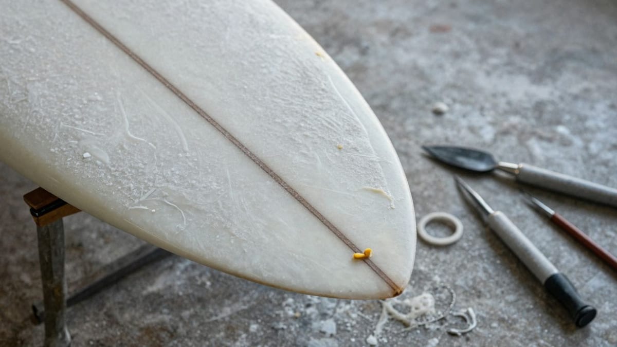 Surfbrett Wachs Dings Reparaturen Pflege einfach erklärt
